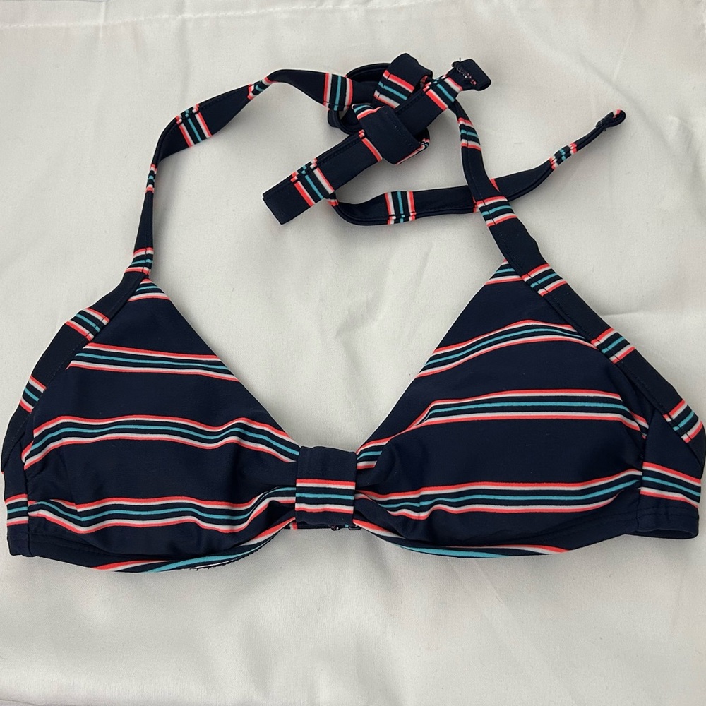 New with tags Gap blue striped bikini top